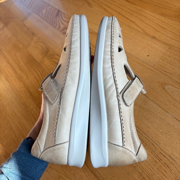 SAS shoes stone tan cream leather Tripad comfort womens made in the USA Size 10 - Picture 6 of 11